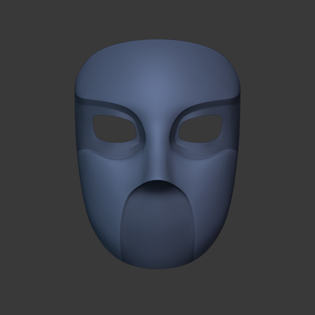 3D Model Gangster Mask - TurboSquid 1918105