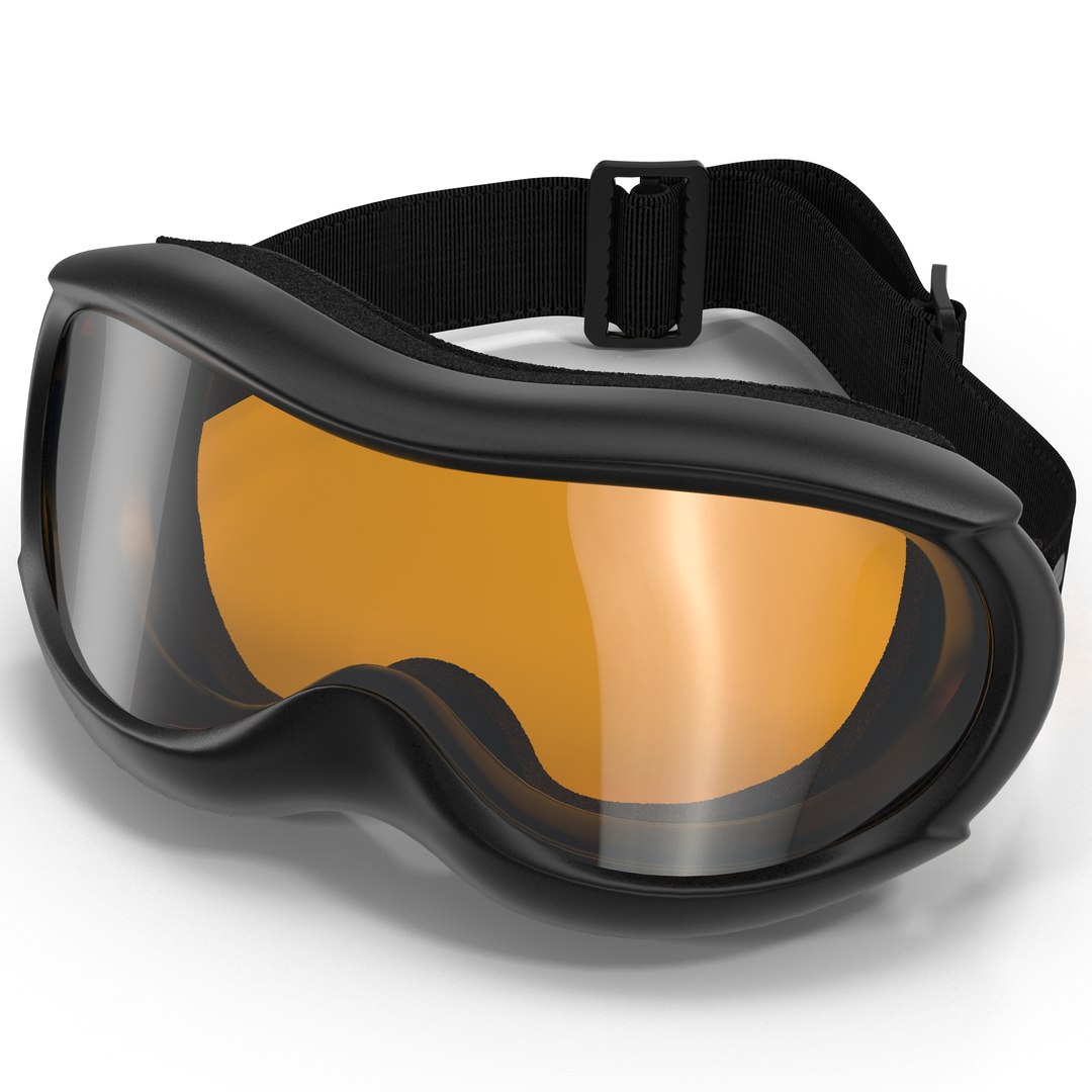 Ski Glasses 2 3D model preview