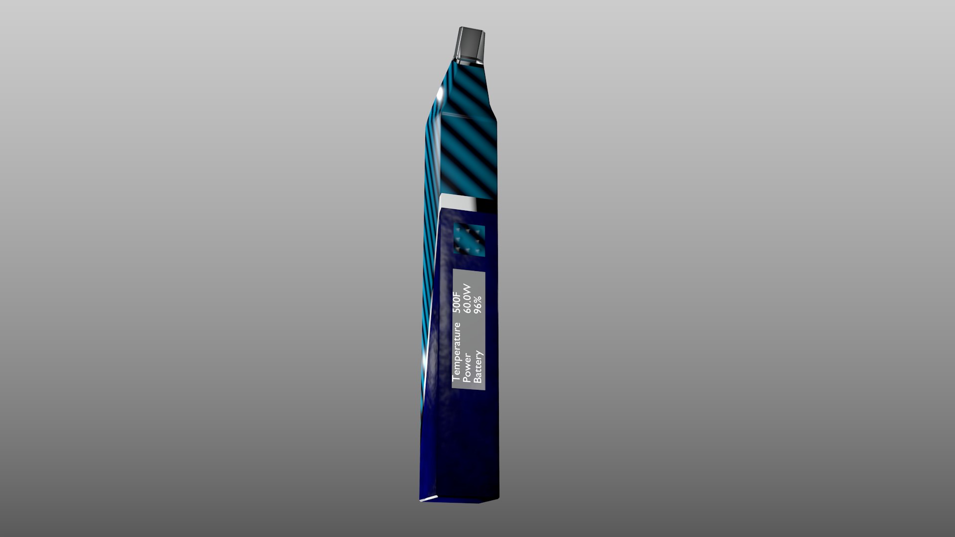 3D Electronic Cigarette Design Blue Model - TurboSquid 1251033