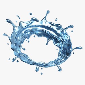 Splash Water 11 3D model