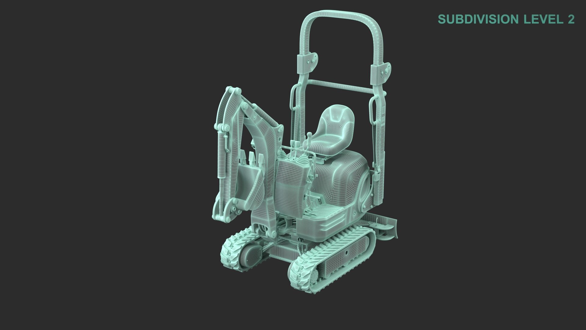 Tracked Mini Excavator 3D model https://p.turbosquid.com/ts-thumb/7j/b3KH0J/qO/wireframe0001/jpg/1682057987/1920x1080/fit_q87/8ae731149c4c34a47e9d6d51816185208afeeefc/wireframe0001.jpg