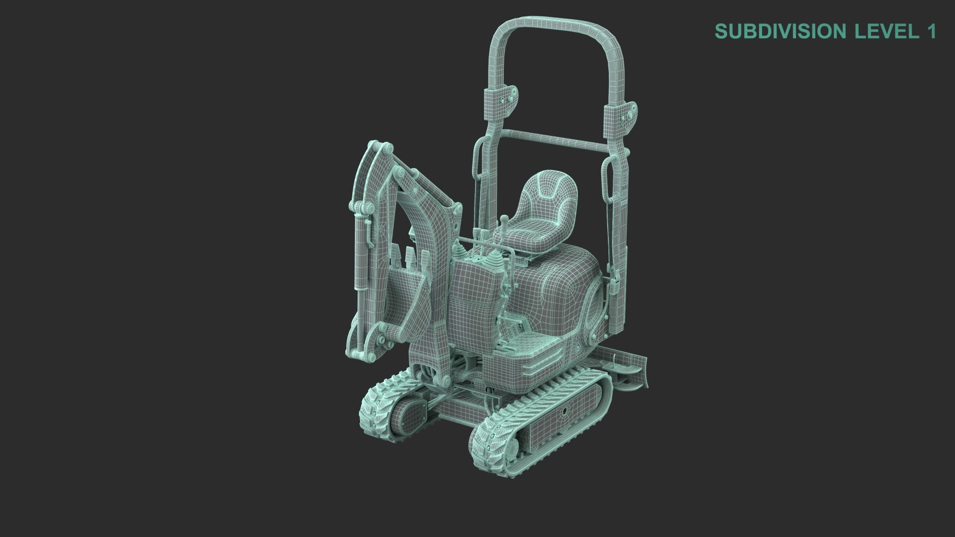 Tracked Mini Excavator 3D model https://p.turbosquid.com/ts-thumb/7j/b3KH0J/r5/wireframe0004/jpg/1682057990/1920x1080/fit_q87/f068ab6a98ce60a6284e0debb3c4d1b60bedadc3/wireframe0004.jpg