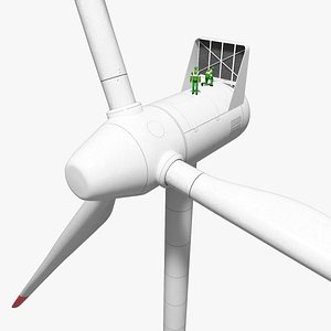 Wind Turbine 3D model
