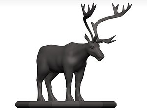 Caribou Stl 3D model