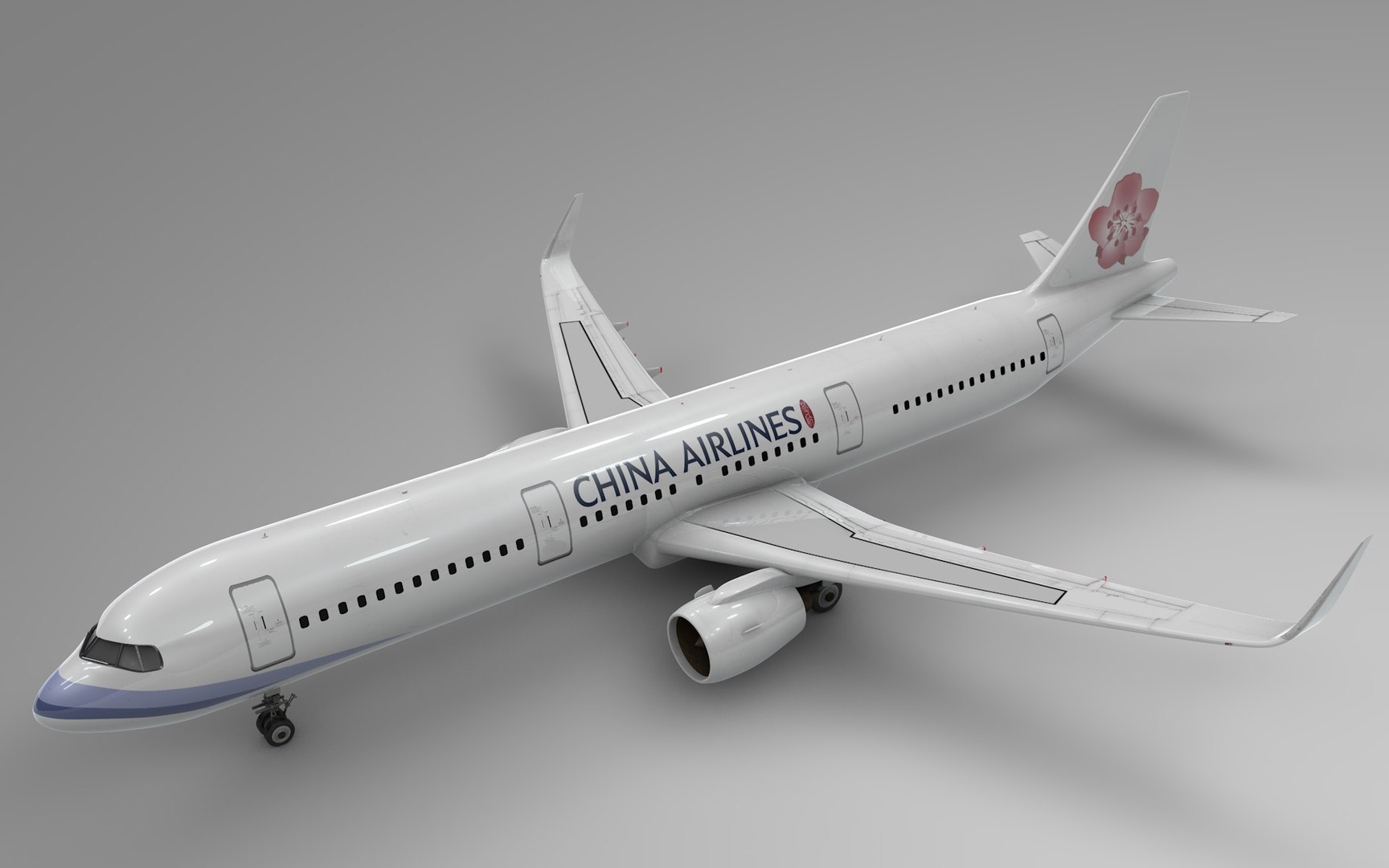 A321 Neo China Airlines Model - TurboSquid 1634278