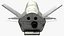 robotic spacecraft space rocket 3D model