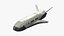 robotic spacecraft space rocket 3D model