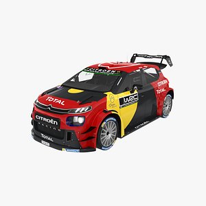 3D citroen c3 wrc 2019