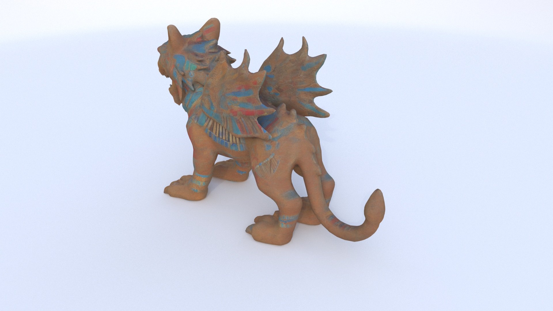 Aztect Animal 8 3D Model - TurboSquid 2328539