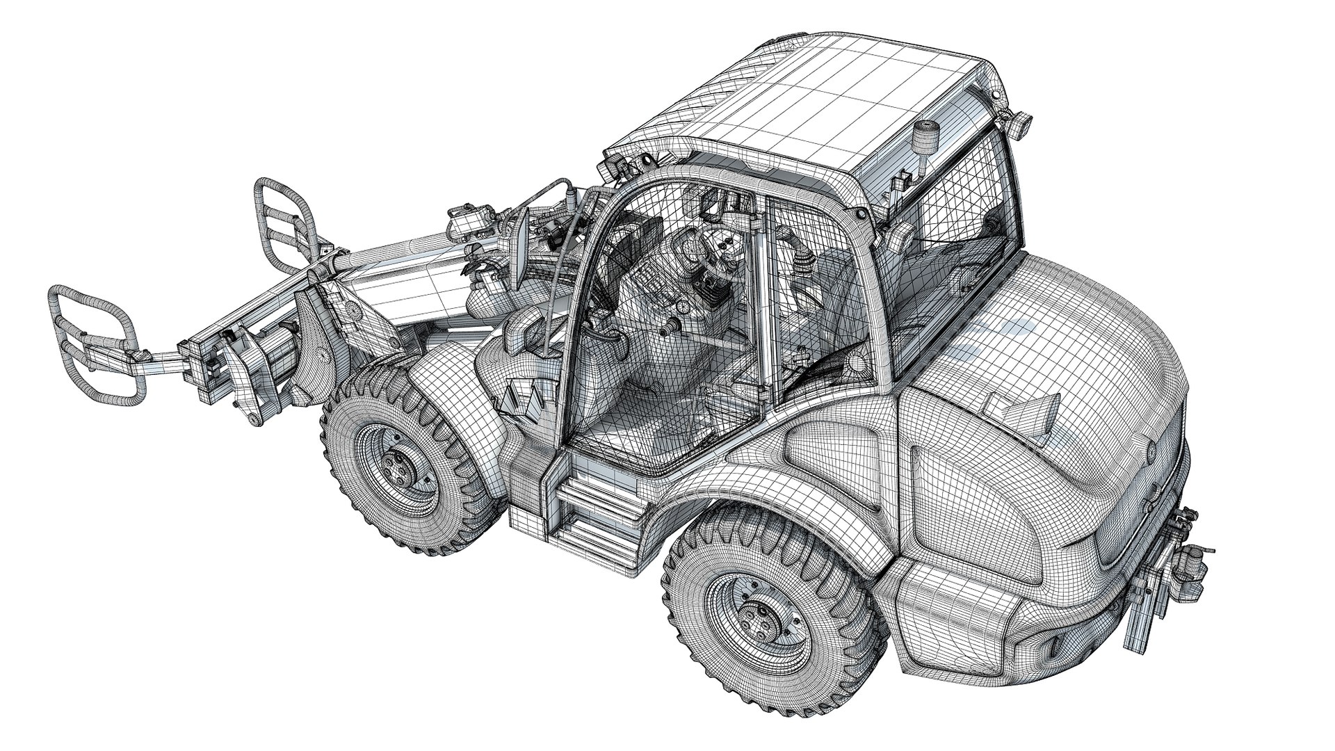 3D model loader wheel load - TurboSquid 1676914