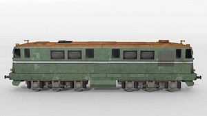 romanian diesel locomotive 3D
