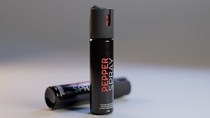 Pepper Spray Bottle Lowpoly 3D model