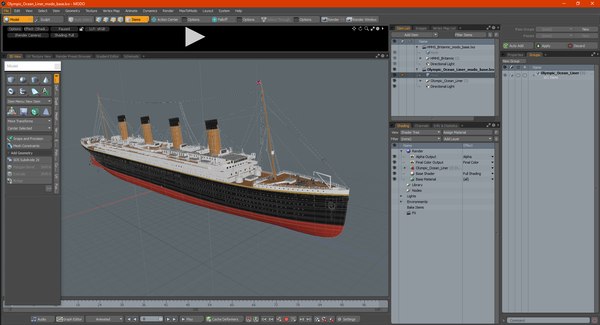 Olympic Ocean Liner 3D model - TurboSquid 1881144