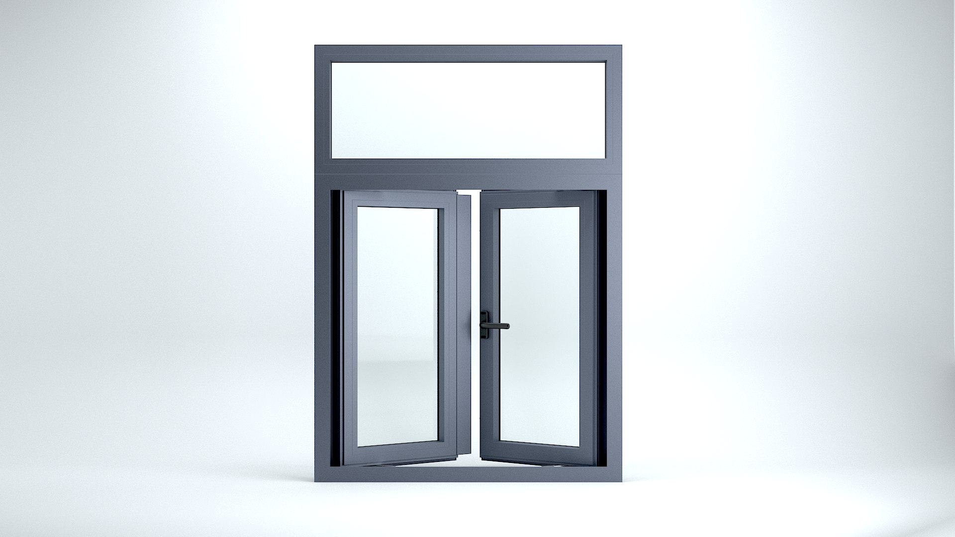 Aluminium Window 3D Model - TurboSquid 2002051