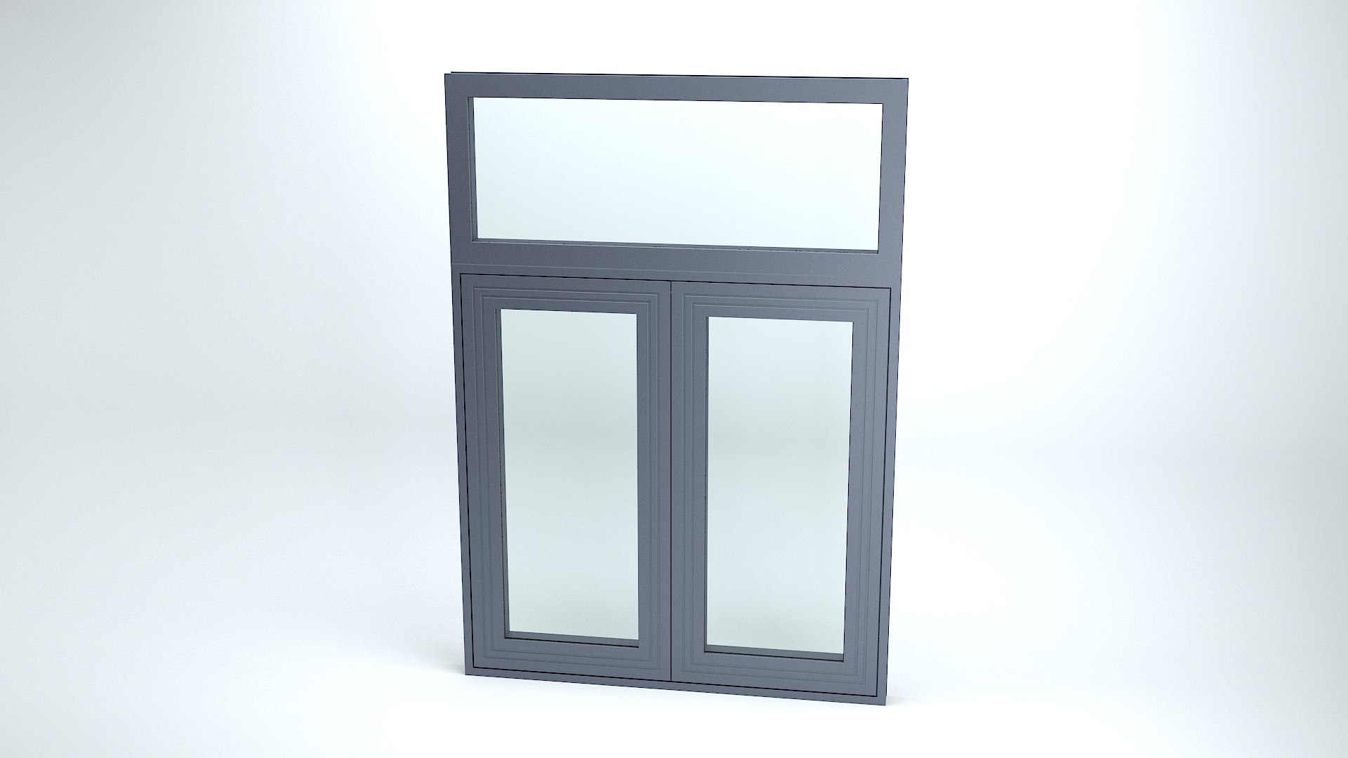 Aluminium Window 3D Model - TurboSquid 2002051