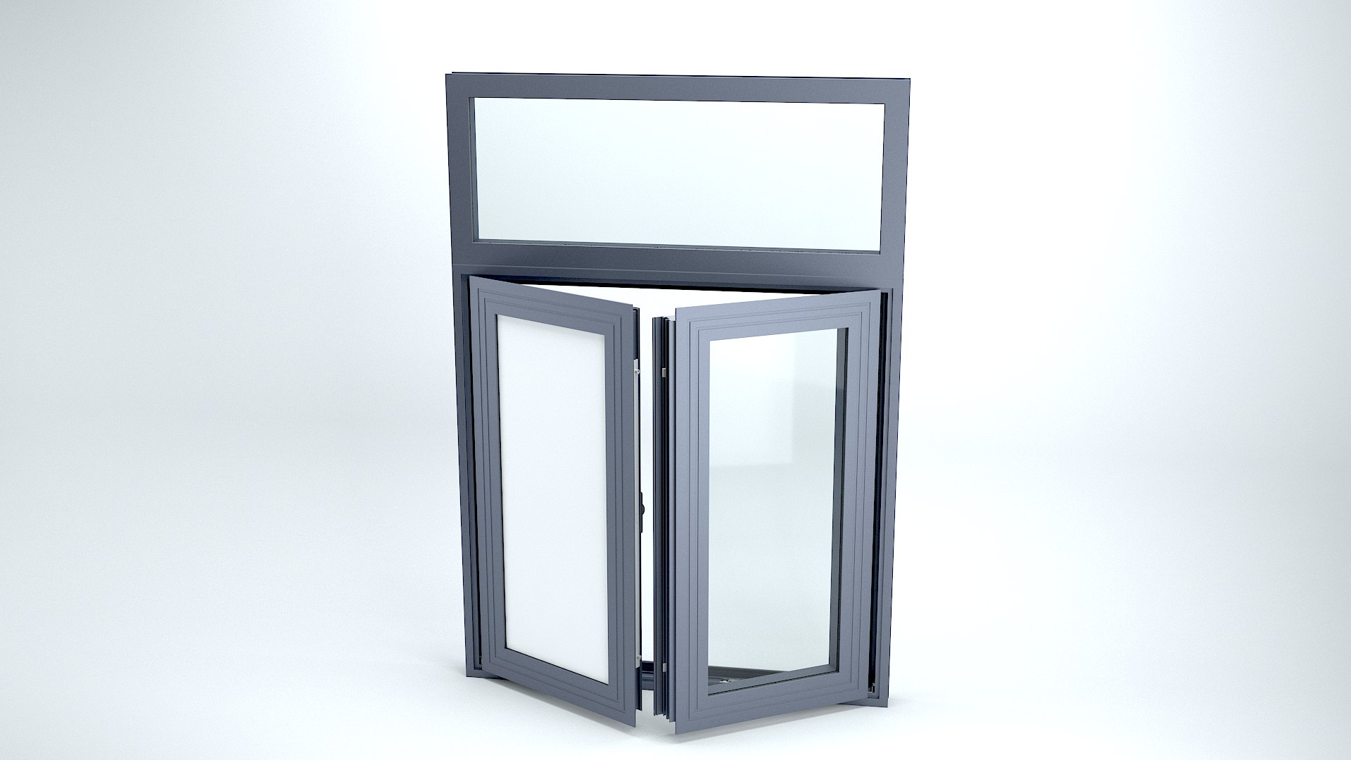 Aluminium Window 3D Model - TurboSquid 2002051