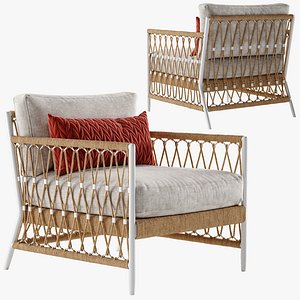 Serena and Lily Salt Greek armchair