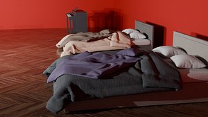 Modern Furniture Starter Pack 15 Essential Interior Assets 3D model