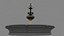 Cherry Hill Fountain Central Park 3D model