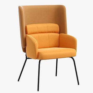A IKEA BINGSTA Armchair big Vissle yellow
