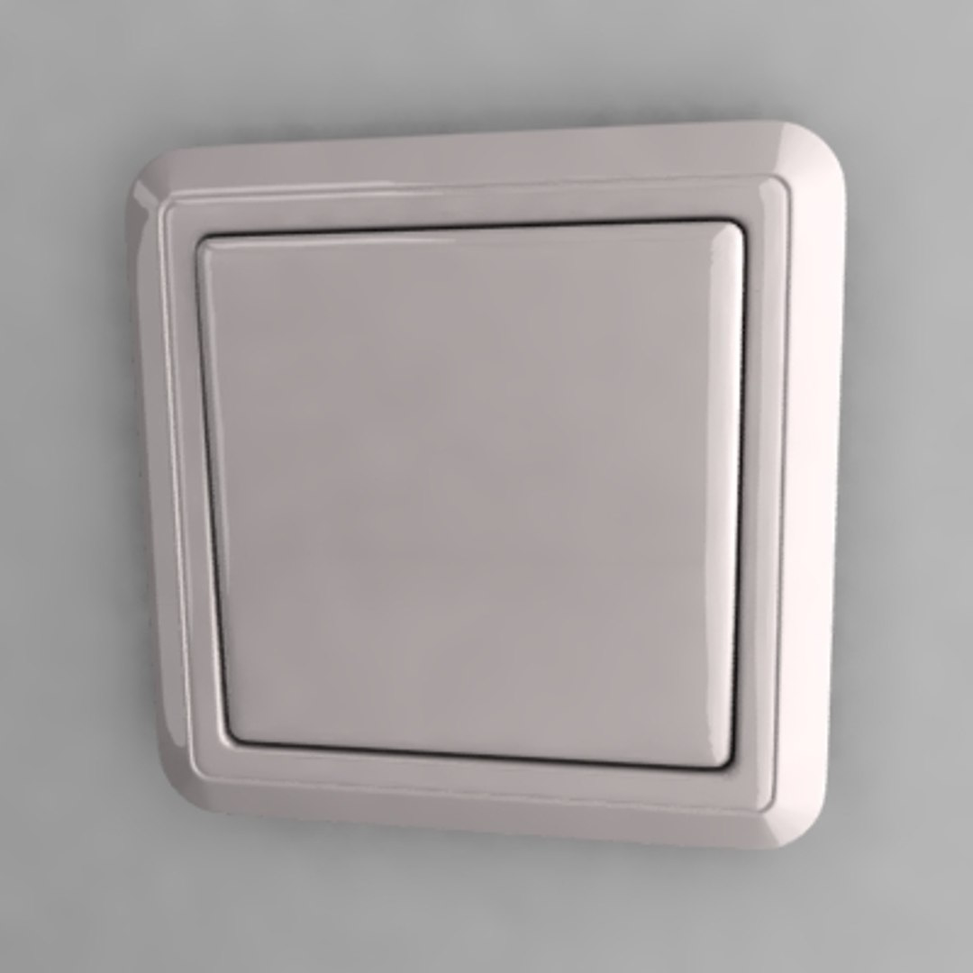 3d Outlet Switch Model