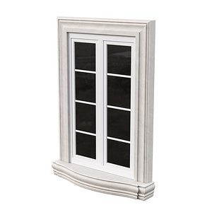 Architectural Classic Window 3D Model 17 3D model