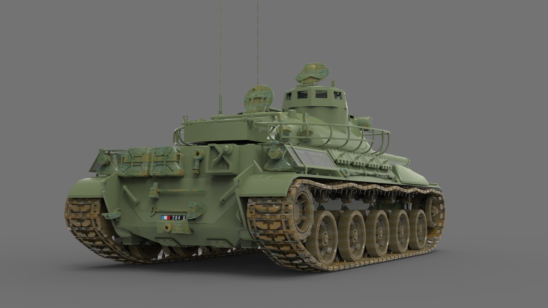 3D Battle War Tank 2 - TurboSquid 1992088
