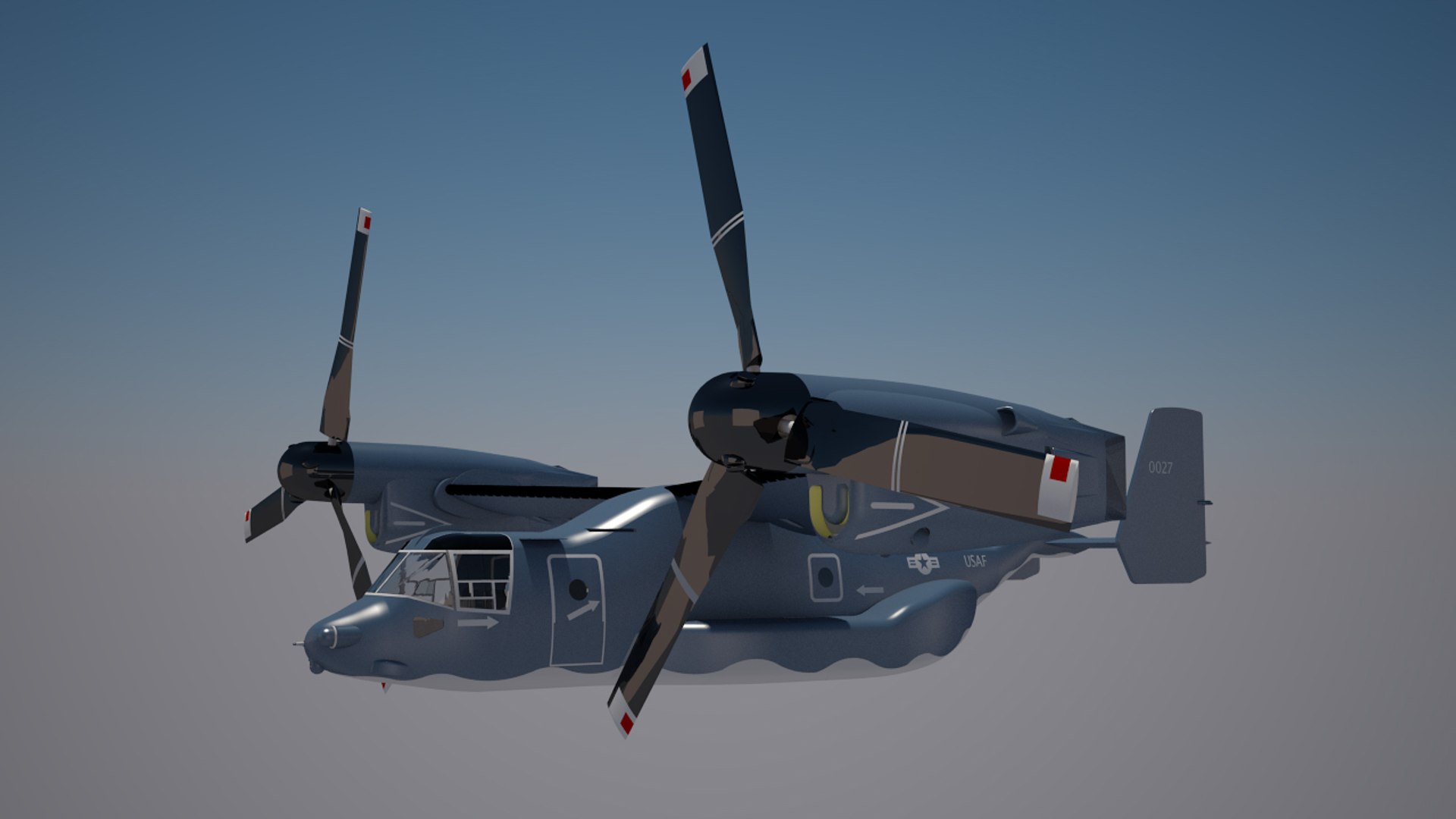 3d Osprey Cv 22 Animation