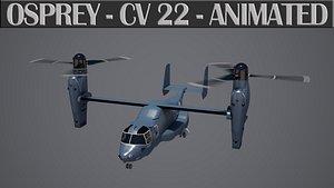 Osprey  CV 22 - Airforce - Animated.