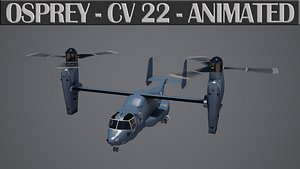 Osprey  CV 22 - Airforce - Animated.