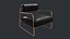 Sillón moderno con patas de metal - AR014