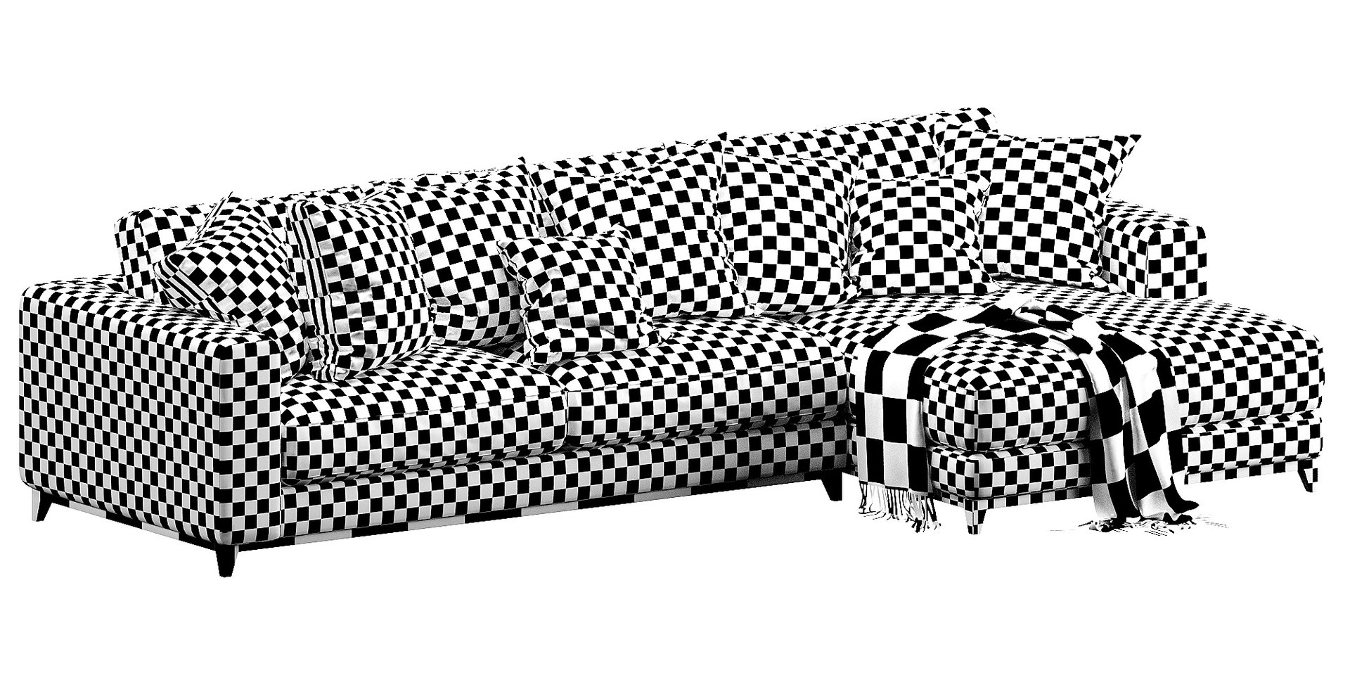 Nick Scali Spencer Chaise Lounge model TurboSquid 2031246