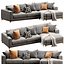 Chaise lounge Nick Scali Spencer