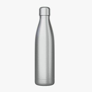 Aluminum Bottle 2 3D