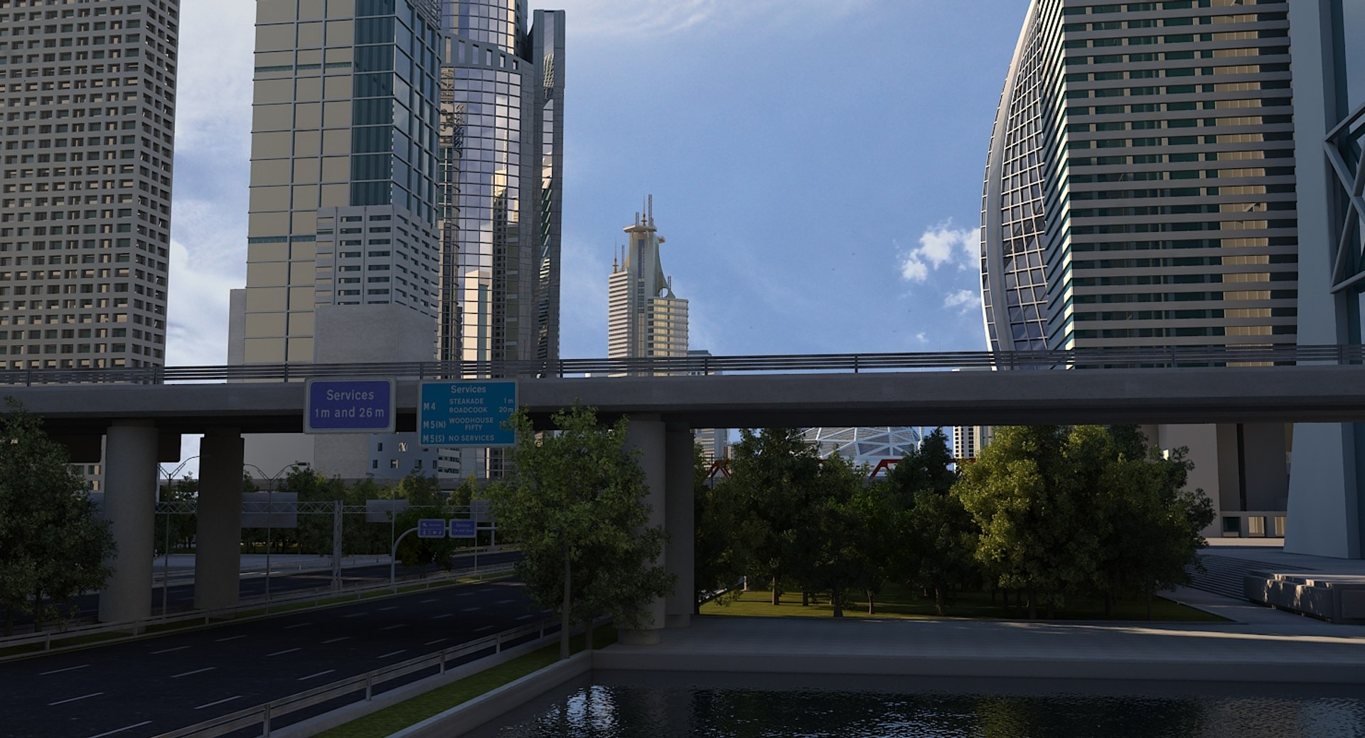 Definition cityscape 3D model - TurboSquid 1375888