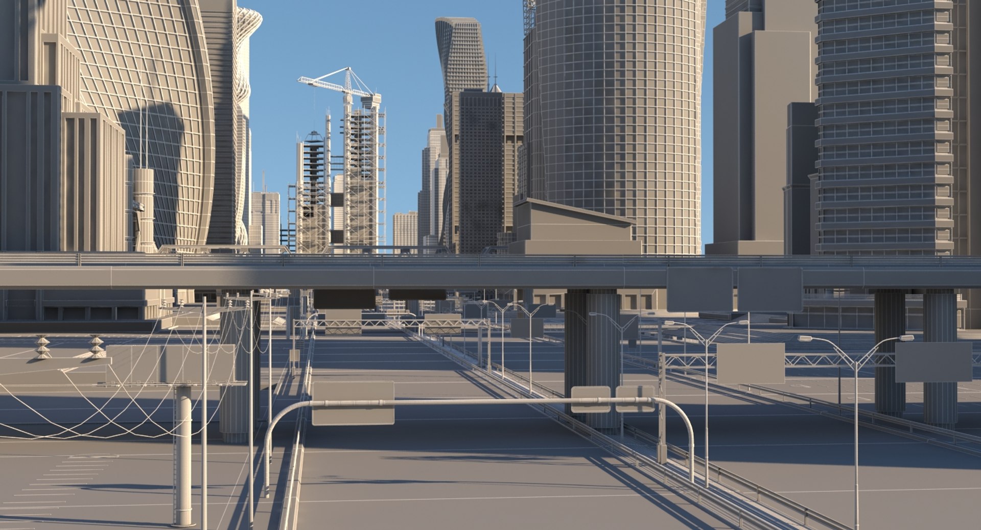 Definition cityscape 3D model - TurboSquid 1375888