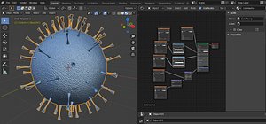 3D model coronavirus disease covid-19