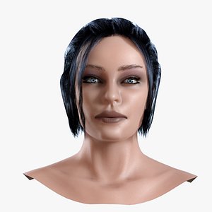 3d model human head 1