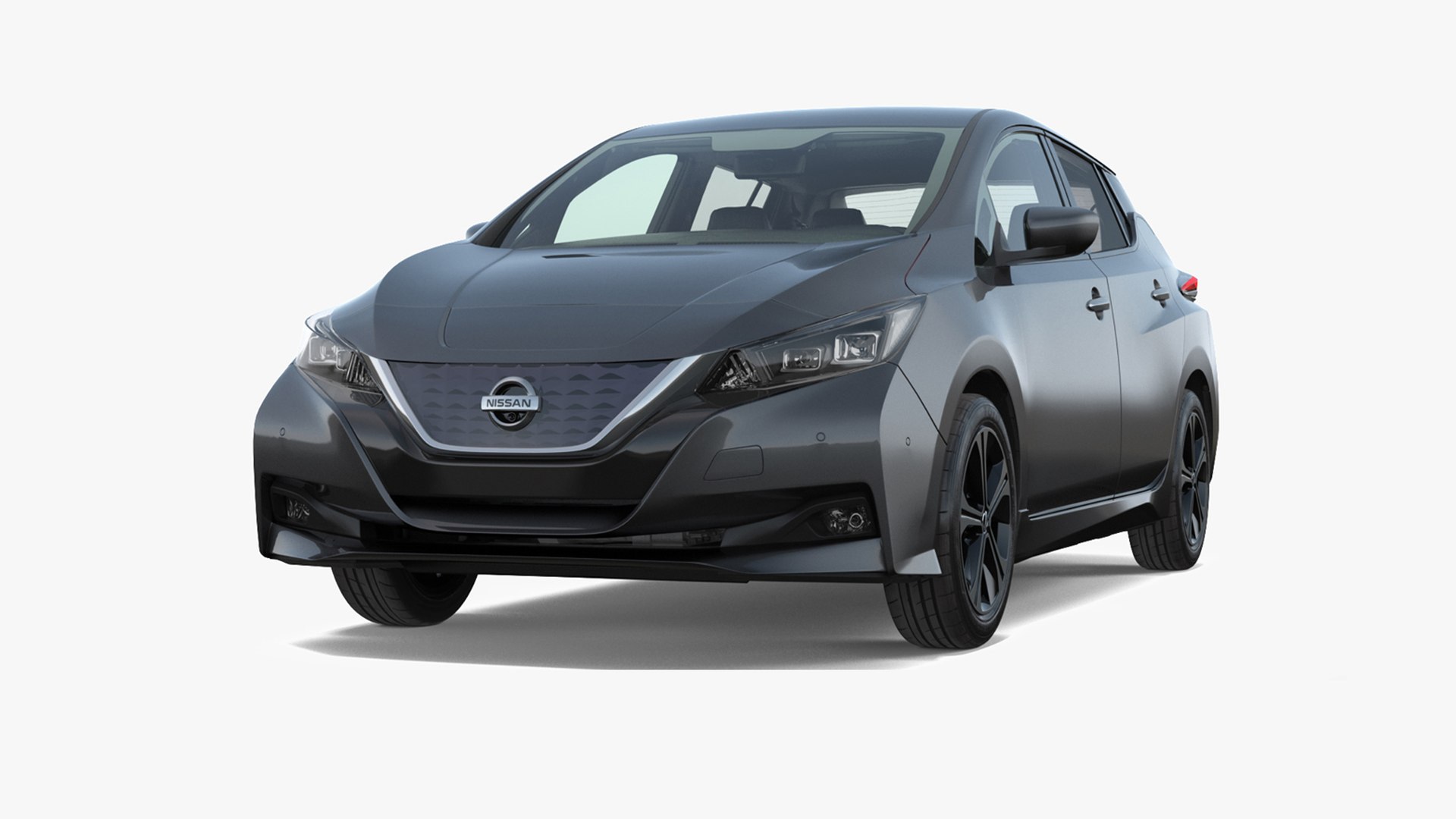 Nissan Leaf 2019 Rigged for Cinema 4D