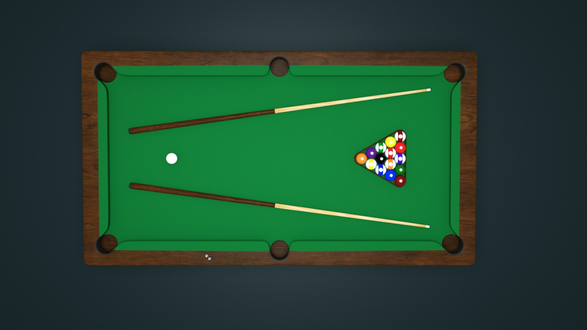 Billiards Table 3d Model