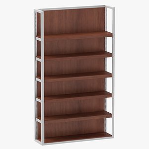 3D Wooden Shelving System 72 Single Shelf
