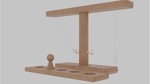 basic decoration model Low-poly 3D model model