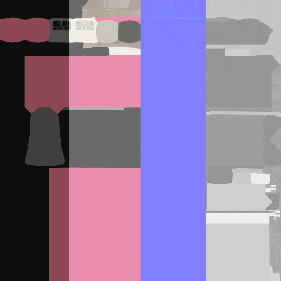 Lightning Jack 오디오 Aux 어댑터 분배기 로즈블랙 3D 모델 TurboSquid 1508673