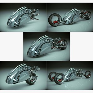 T Concept Bike 08 5 in 1 Collection 3D model