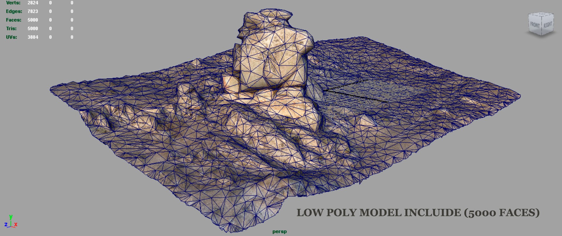 Realistic Rock Model - TurboSquid 1195811