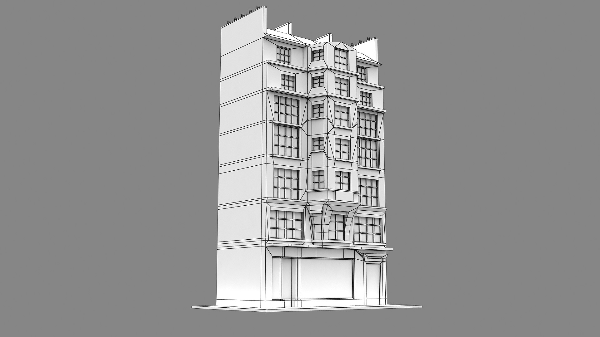 3D Typical Parisian Apartment 3d Building 03 model - TurboSquid 1919571