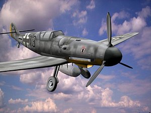 3d messerschmitt model