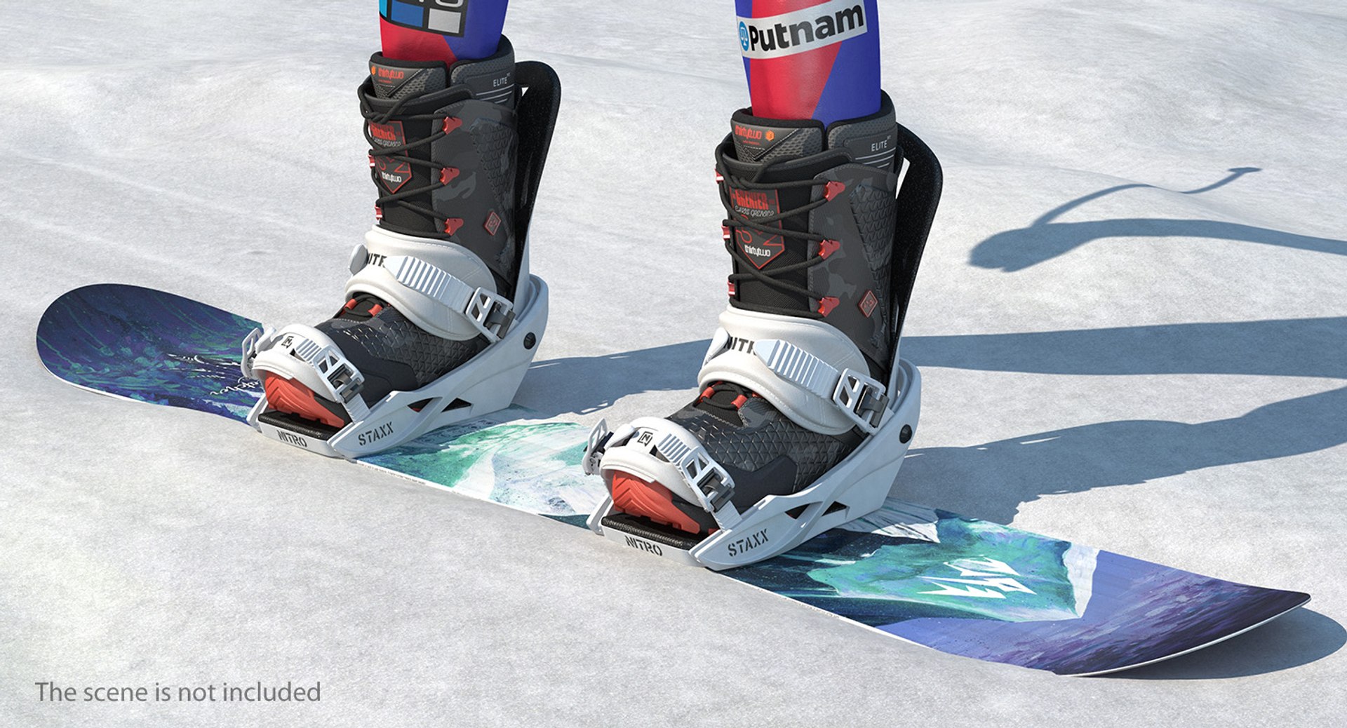 3D Jones Snowboard Snow Board - TurboSquid 1344706