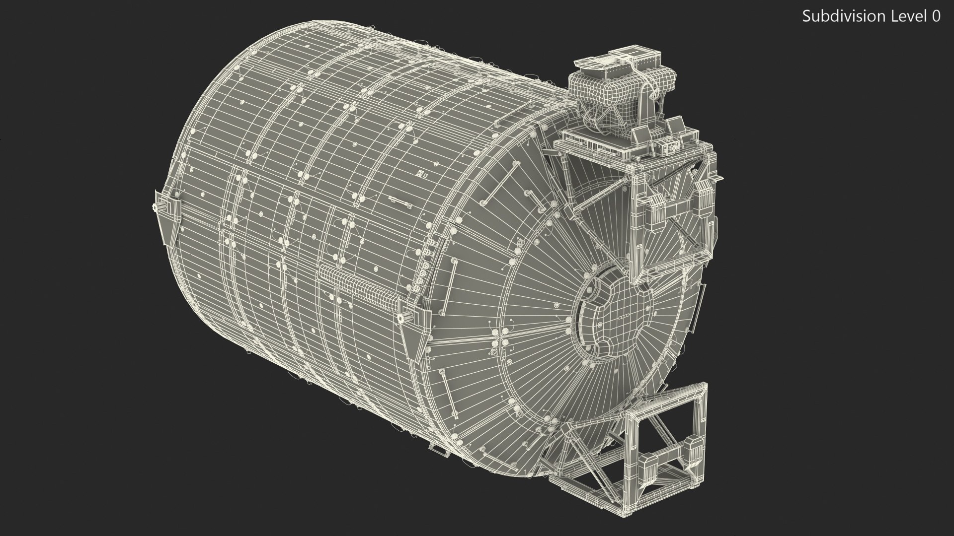 3D Space Module Science Laboratory Model - TurboSquid 1509542