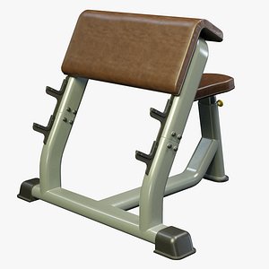 pbr scott bench 3D model